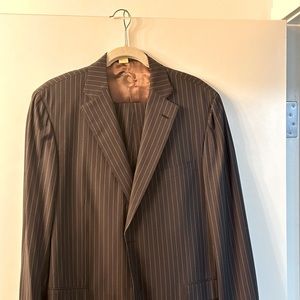 Chocolate brown suit